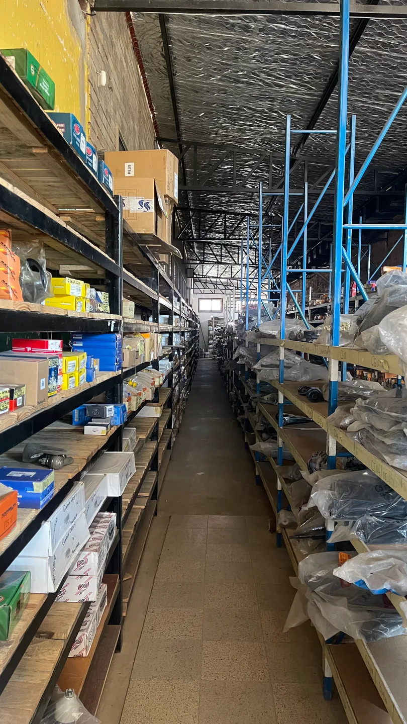 Inside the parts aisles