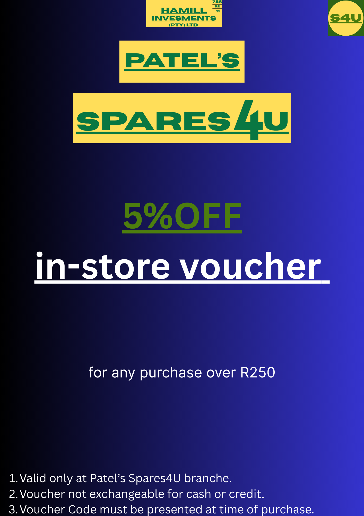 5%OFF — NRS exclusive at Spares4U